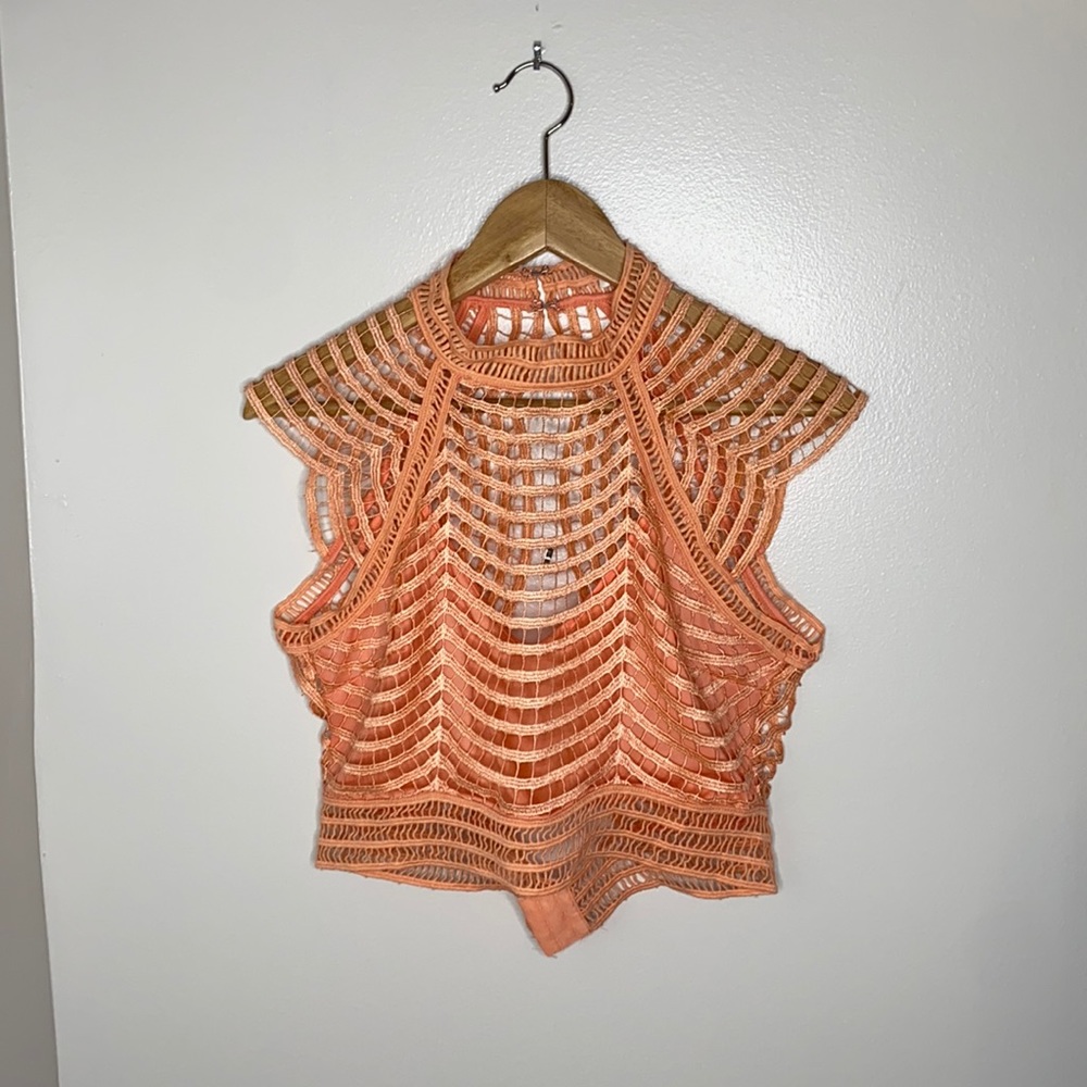 Luxxel Coral Cropped Top